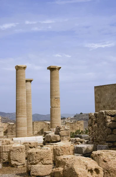 Acropoli di Lindos — Foto Stock