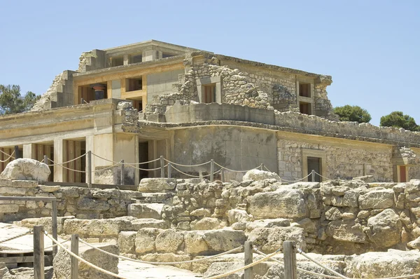 Strony Południowej Stronie Pałac Knossos Wyspa Kreta Grecja — Zdjęcie stockowe
