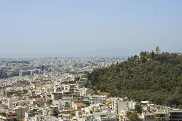 stock image View of Athens and the monastery from the Acropolis, Greece