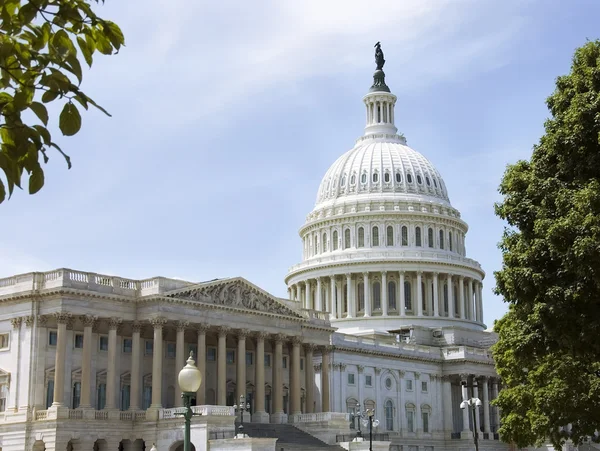 Capitol building och dome — Stockfoto