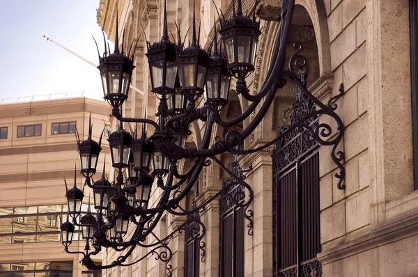Sokak lambalarının — Stok fotoğraf