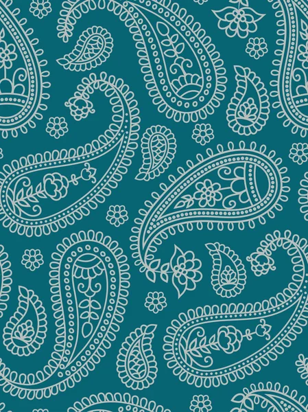 Indiska mönster med paisley. vektor illustration. — Stock vektor