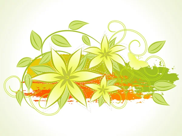 Fond floral d'été. Illustration vectorielle . — Image vectorielle