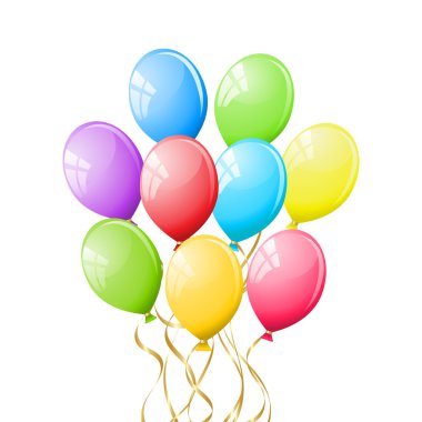 Balloons. Vector illustration. clipart