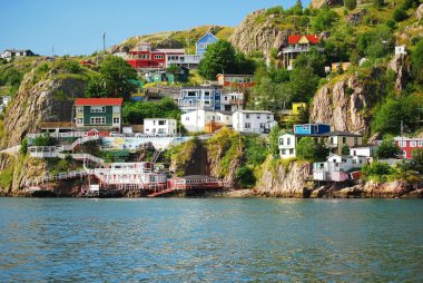 Village in St. John's in Newfoundland clipart