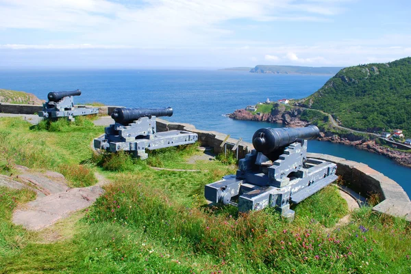 Canhões em St. John — Fotografia de Stock