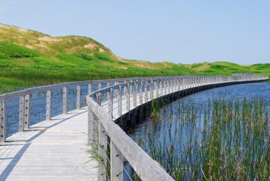 Boardwalk at Greenwich clipart