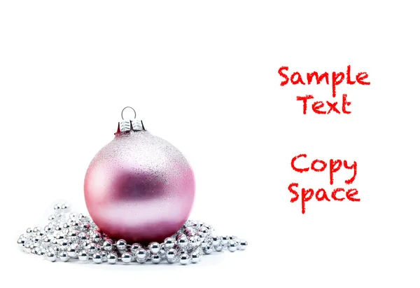 stock image Pink Christmas Bauble