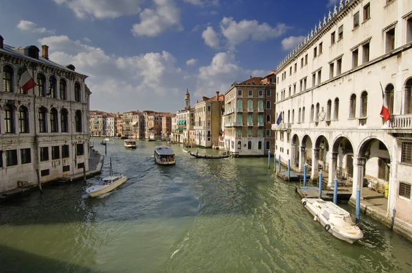 Grand Canal i Venedig - Stock-foto