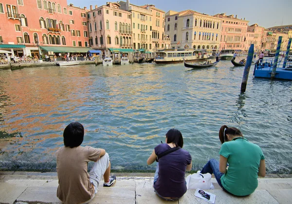 Grande Canal em Veneza — Fotografia de Stock