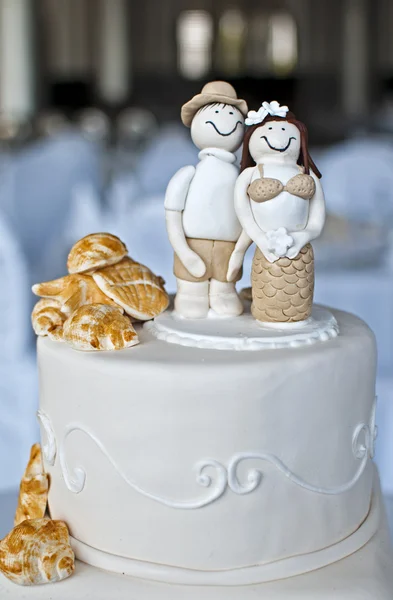 stock image Beach Wedding Cake