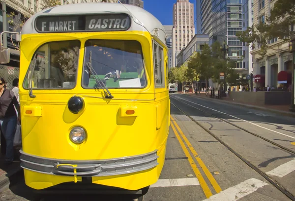 stock image Yellow Tram