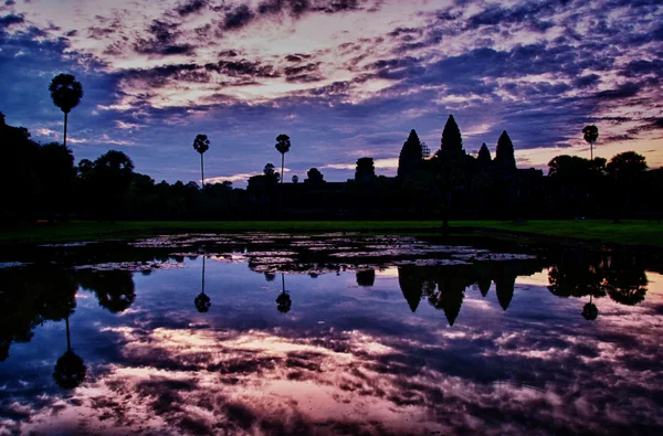 Ankor Wat Silhoette — Zdjęcie stockowe