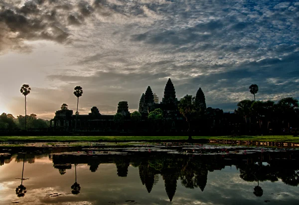 Ankor Wat Silhoette — Fotografia de Stock