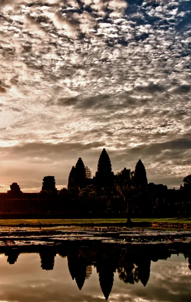 Ankor Wat Silhouette — Stock Photo, Image