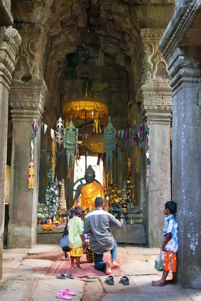 stock image Ta Prohm Prayer