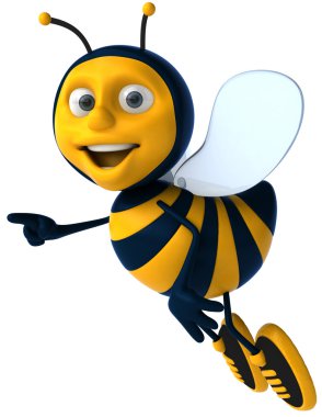 Cartoon bee clipart