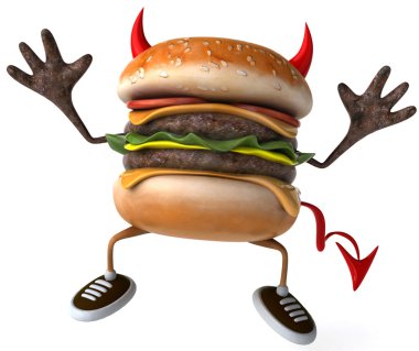 Hamburger 3d animasyon