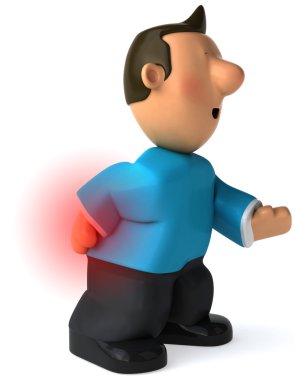 Back pain clipart