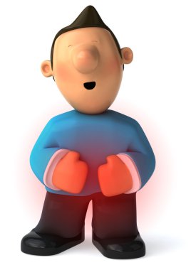 Stomach pain clipart