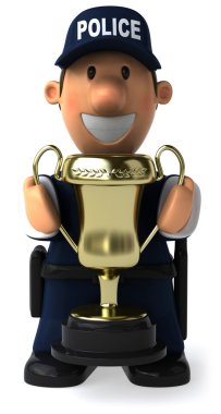 İllüstrasyon polis