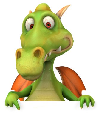 Dragon 3d illustration clipart