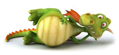 Dragon 3d illustration clipart