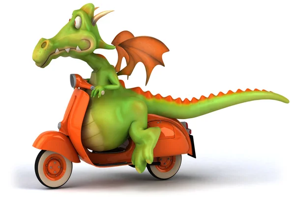 Dragon 3d animovaný — Stock fotografie