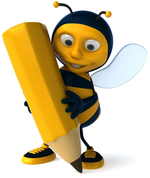 Cartoon bee — Stockfoto