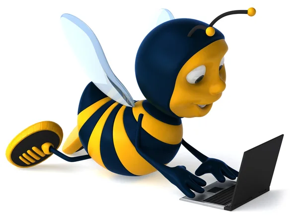 Kreslený včela — Stock fotografie