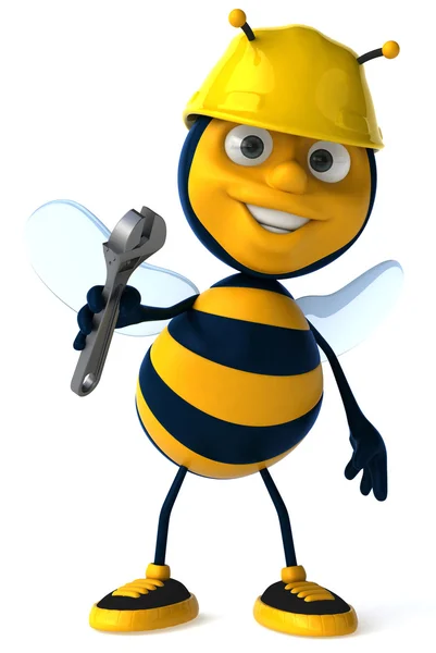 Cartoon bee — Stockfoto