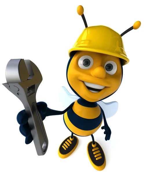 Kreslený včela — Stock fotografie