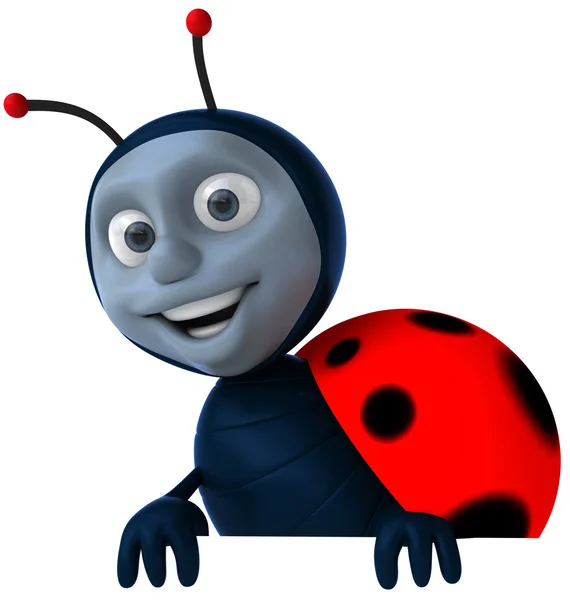 Ladybug 3d แอนิเมชั่น — ภาพถ่ายสต็อก