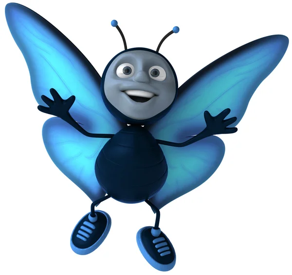 Kelebek 3d animasyon — Stok fotoğraf