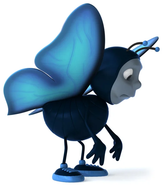 Бабочка 3d анимация — стоковое фото