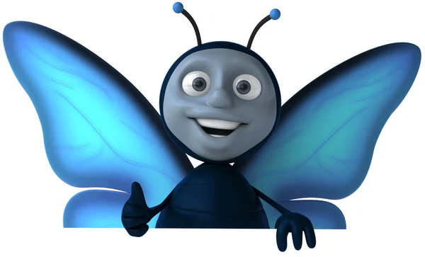 Motýl 3d animace — Stock fotografie