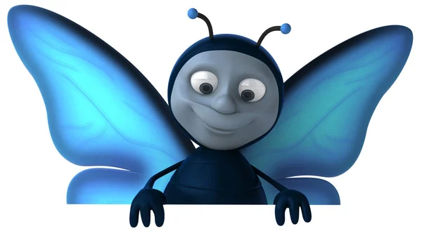 Motýl 3d animace — Stock fotografie