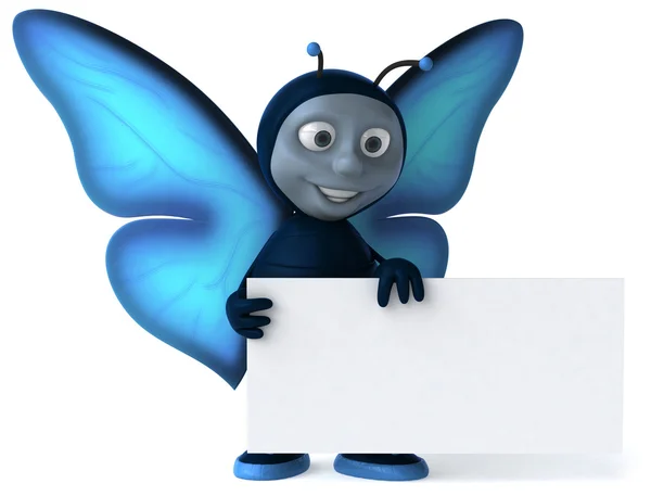 Kelebek 3d animasyon — Stok fotoğraf