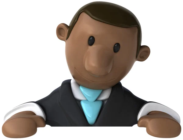 Üzleti férfi 3D-s illusztráció — Stock Fotó
