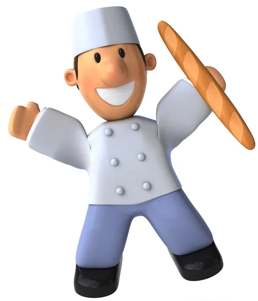 Chef illustration 3D — Stock Photo, Image