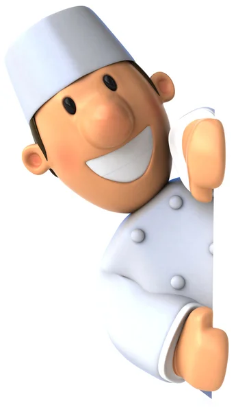 Ilustração Chef 3D — Fotografia de Stock