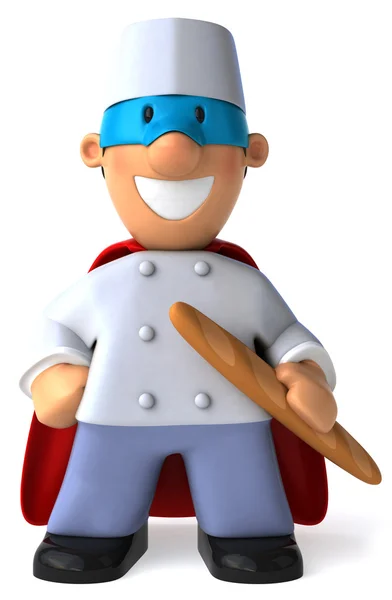 Illustrazione chef 3D — Foto Stock
