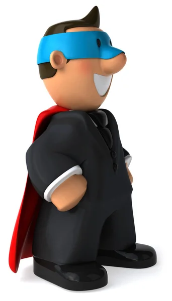 Animacja 3d superbohatera — Zdjęcie stockowe