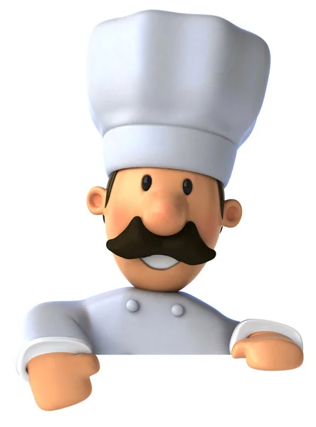 Шеф-кухар 3d ілюстрація — стокове фото