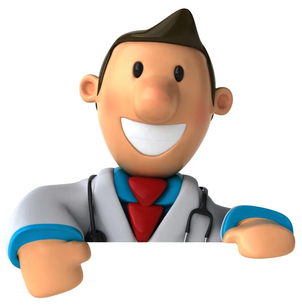 Arzt 3D Illustration — Stockfoto