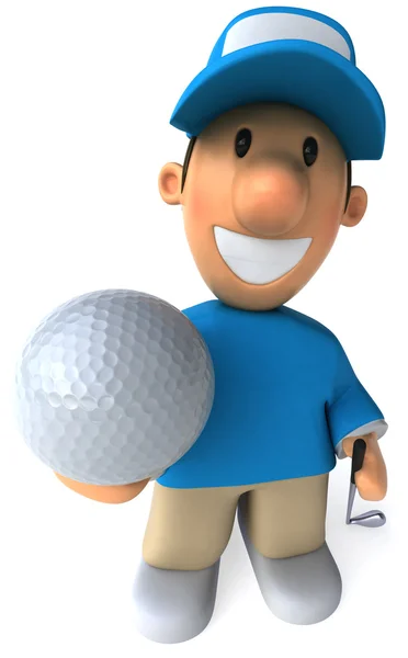 Поле для гольфу 3d анімація — стокове фото