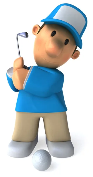 stock image Golf 3d animation