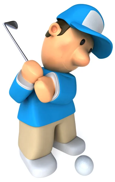 stock image Golf 3d animation