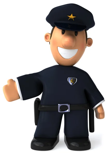 Policía 3d ilustración — Foto de Stock