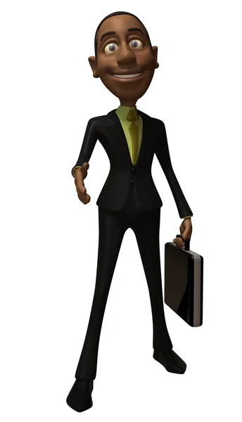 Obchodní muž 3d ilustrace — Stock fotografie